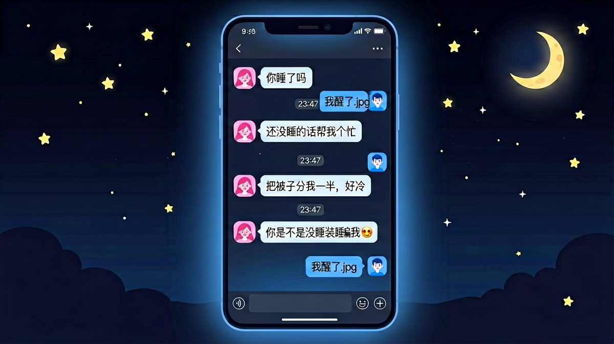 女生装睡骗被子被当场拆穿，男生一句'我醒了'终结一切