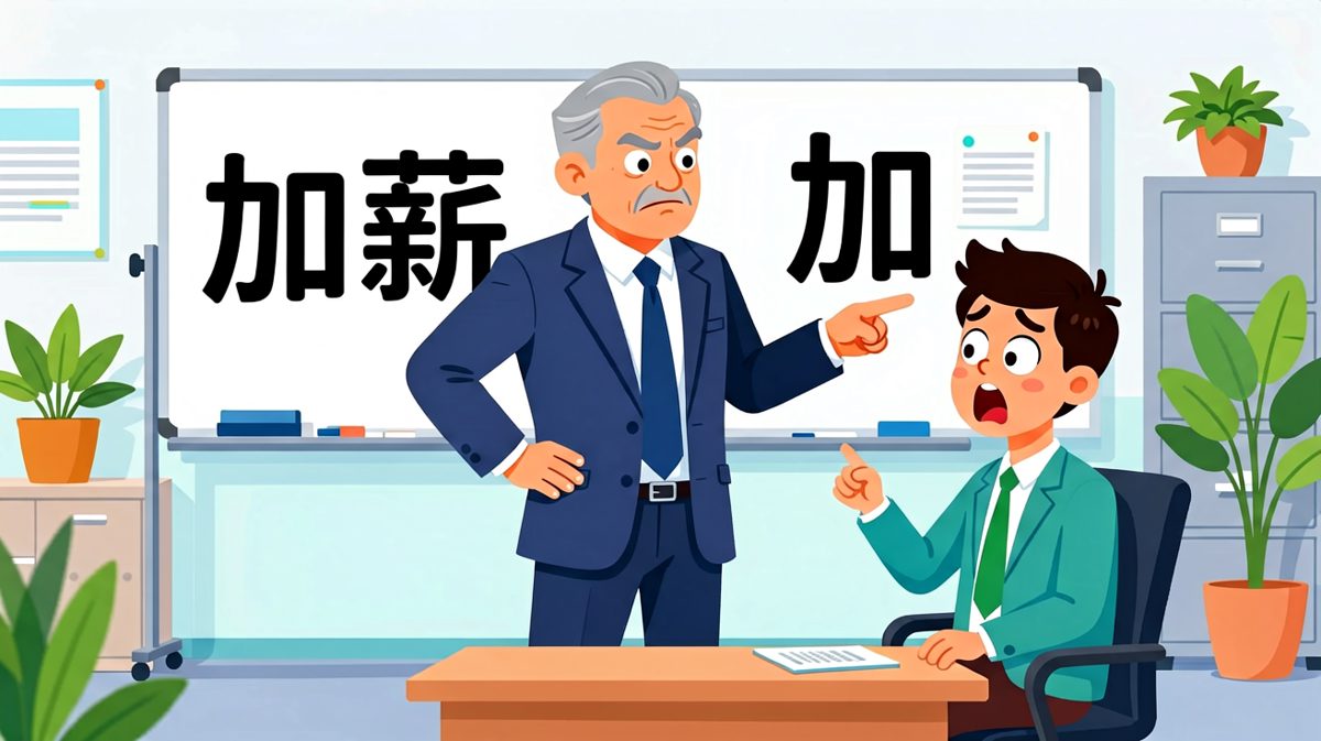 老板：想不想加薪？员工：想！！！老板：那就加点班。