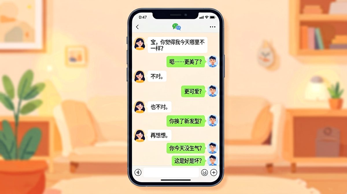 男生凭借多年经验精准踩雷，每一步都走在错误答案上。