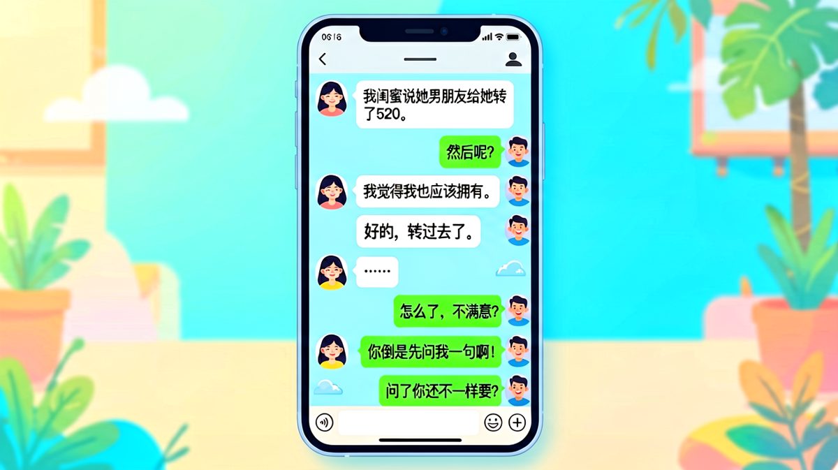当直男用魔法打败魔法，转账之后反而让女生无言以对。