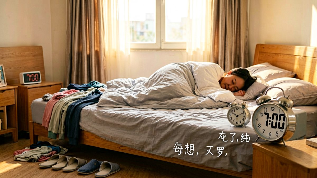 周六早晨，被窝封印术生效