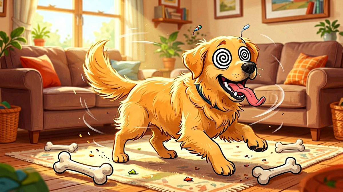 狗狗：是谁在我的地板上装了一个会跑的火腿肠？