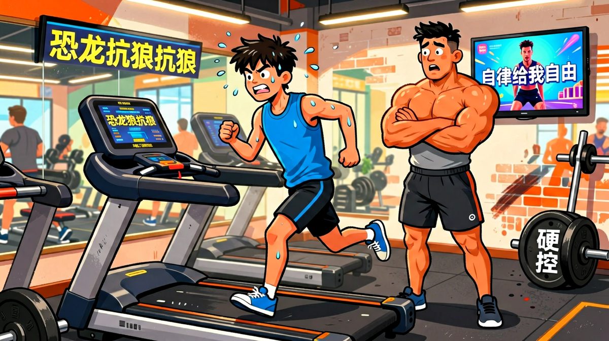 健身两分钟，拍照两小时，发圈一整天