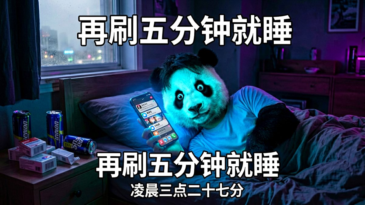 说好的五分钟，结果一抬头天亮了
