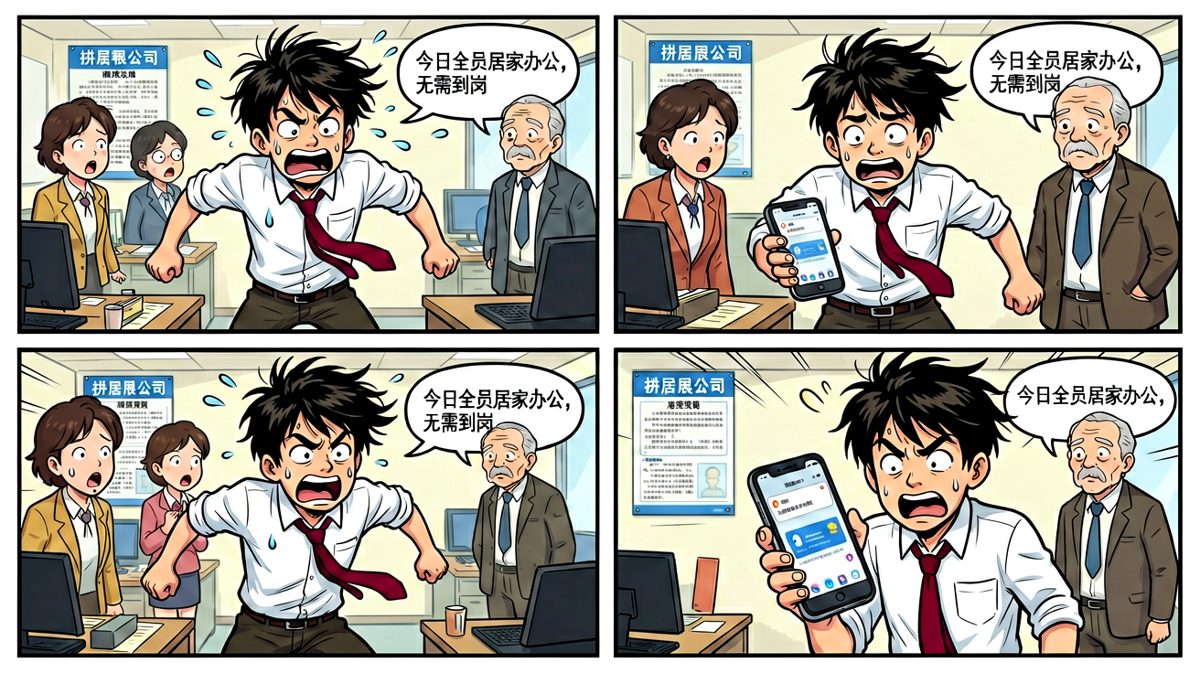 冲到公司才发现——今天根本不用来上班！