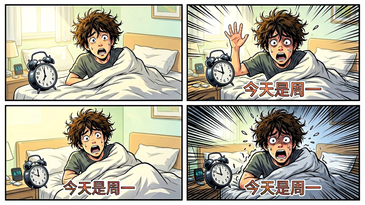 等等……今天是周一？！