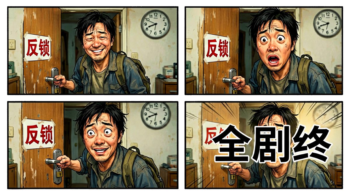 出门……诶？门怎么打不开？