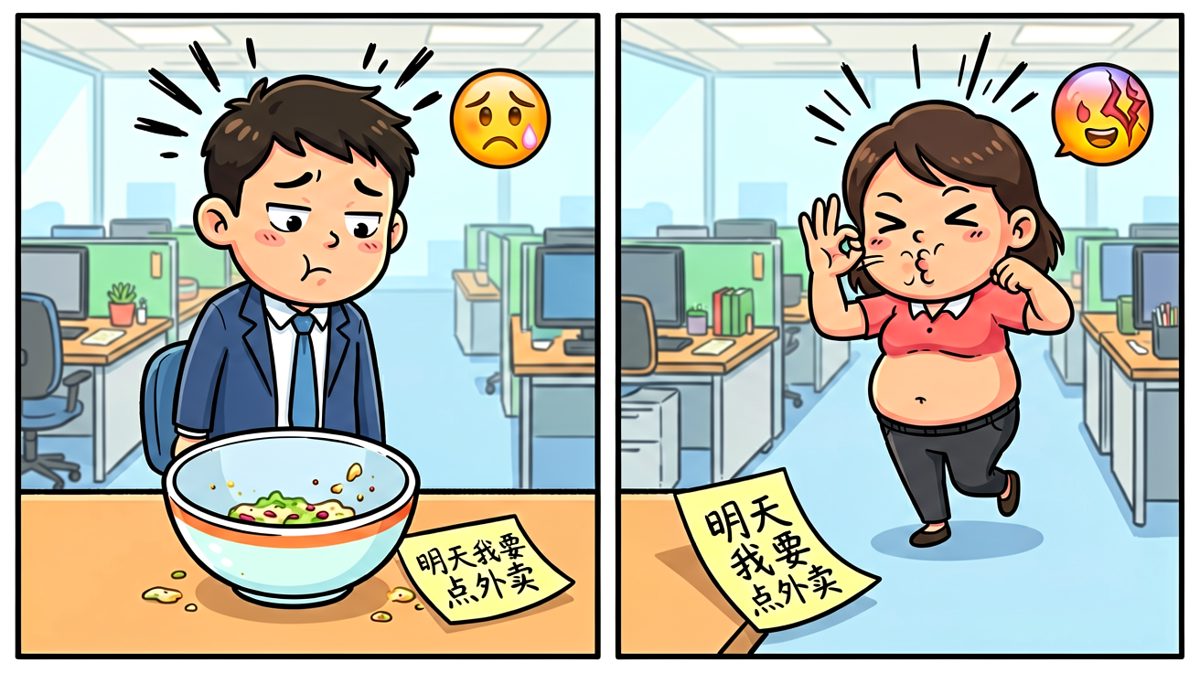 连底酱都被喝完了，从此再也不做沙拉带上班了！