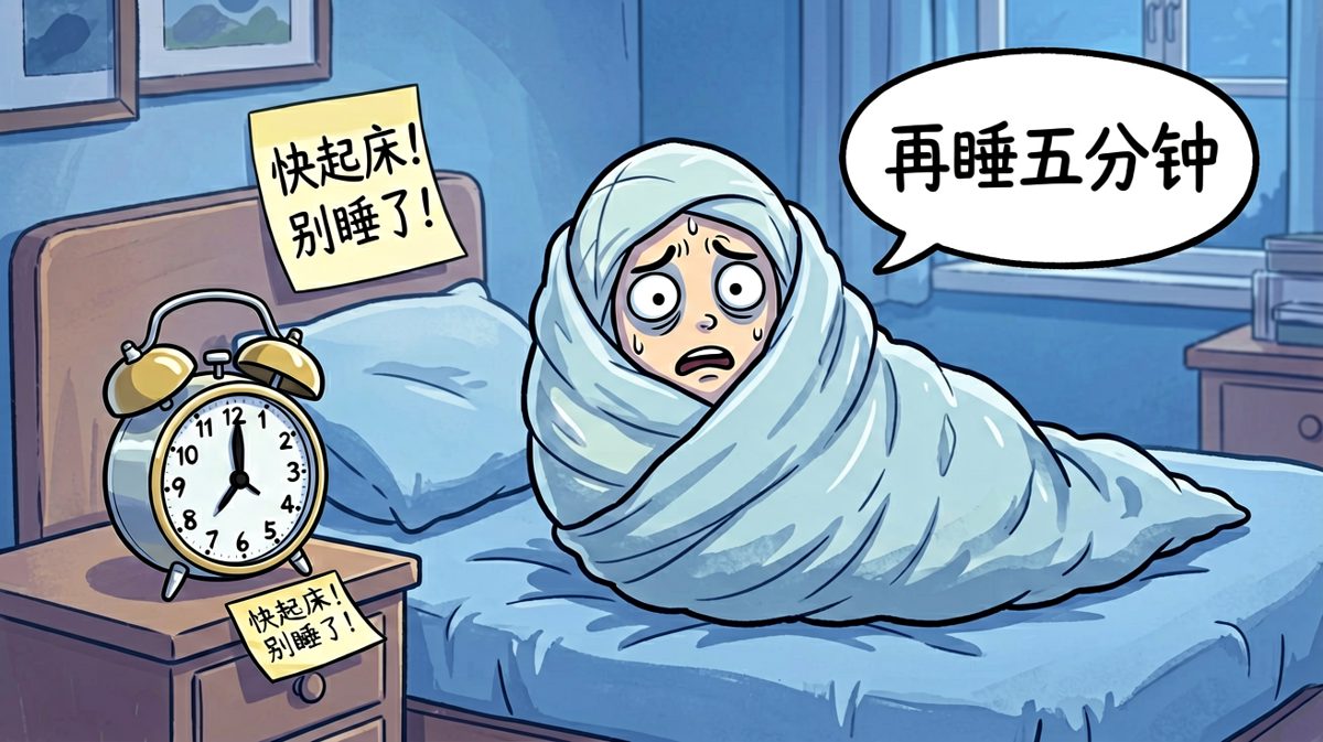 与闹钟进行拉锯战的第五回合