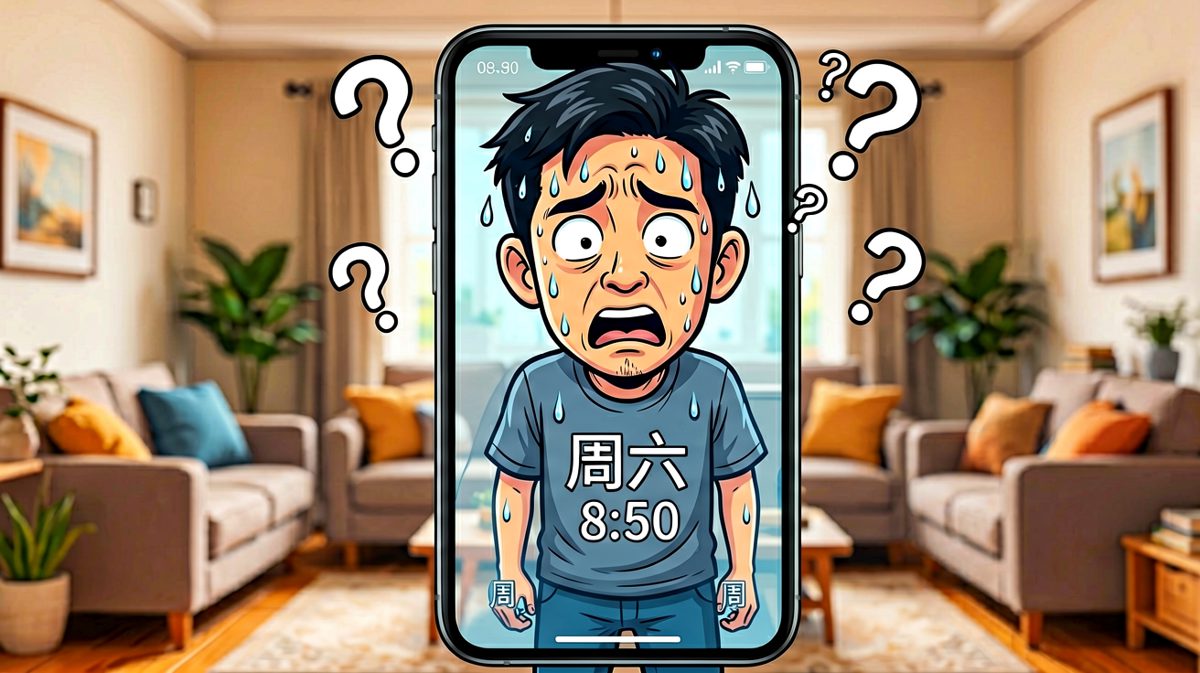 真相大白——今天是周六，白忙活了