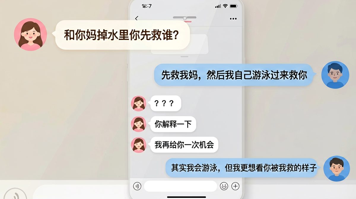 求生欲满分：这道送命题也能被他圆回来