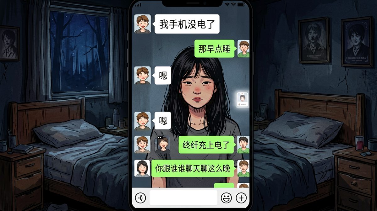 手机没电了其实是跟别人聊天
