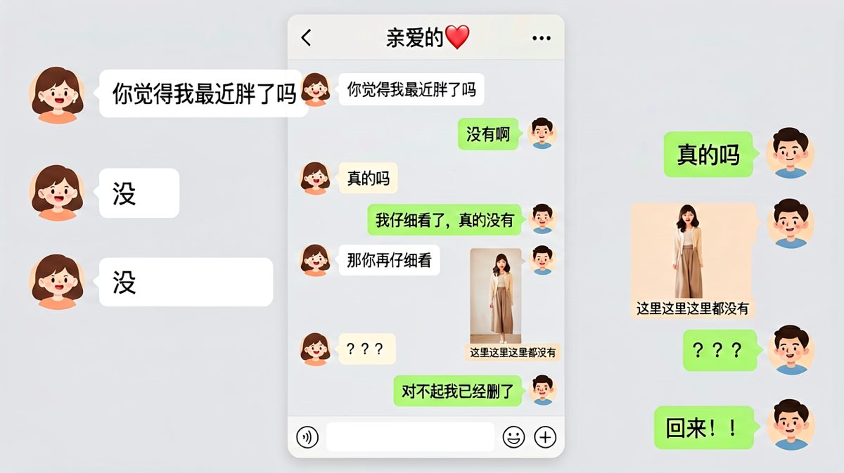 男生看图说话翻车现场，最后又被叫回去挨骂