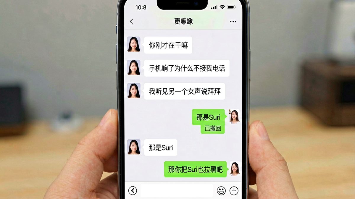 Siri背锅失败现场，男生最后的倔强已撤销