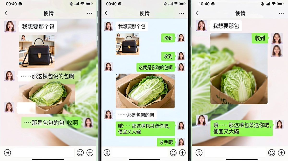 一句'那个包'，让直男男友送出大白菜并成功触发分手关键词