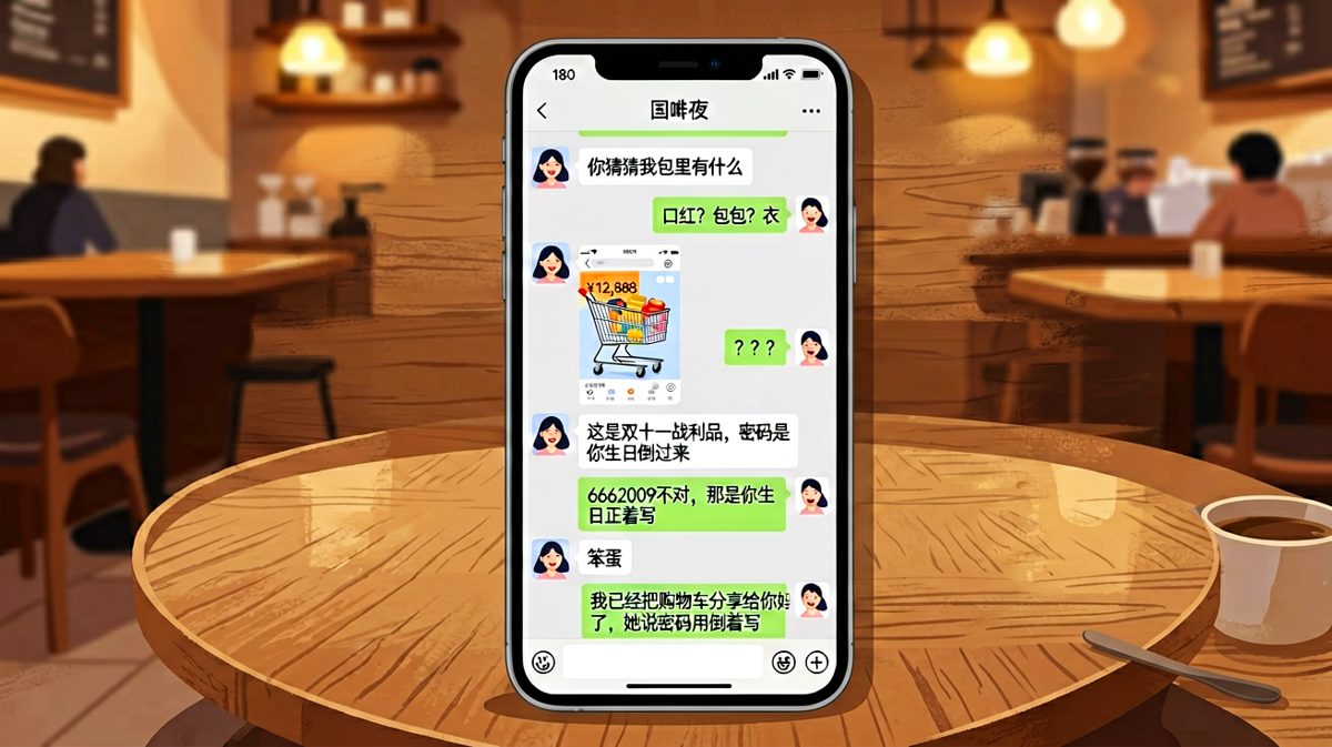 猜包里有什么，结果是个万元购物车密码陷阱