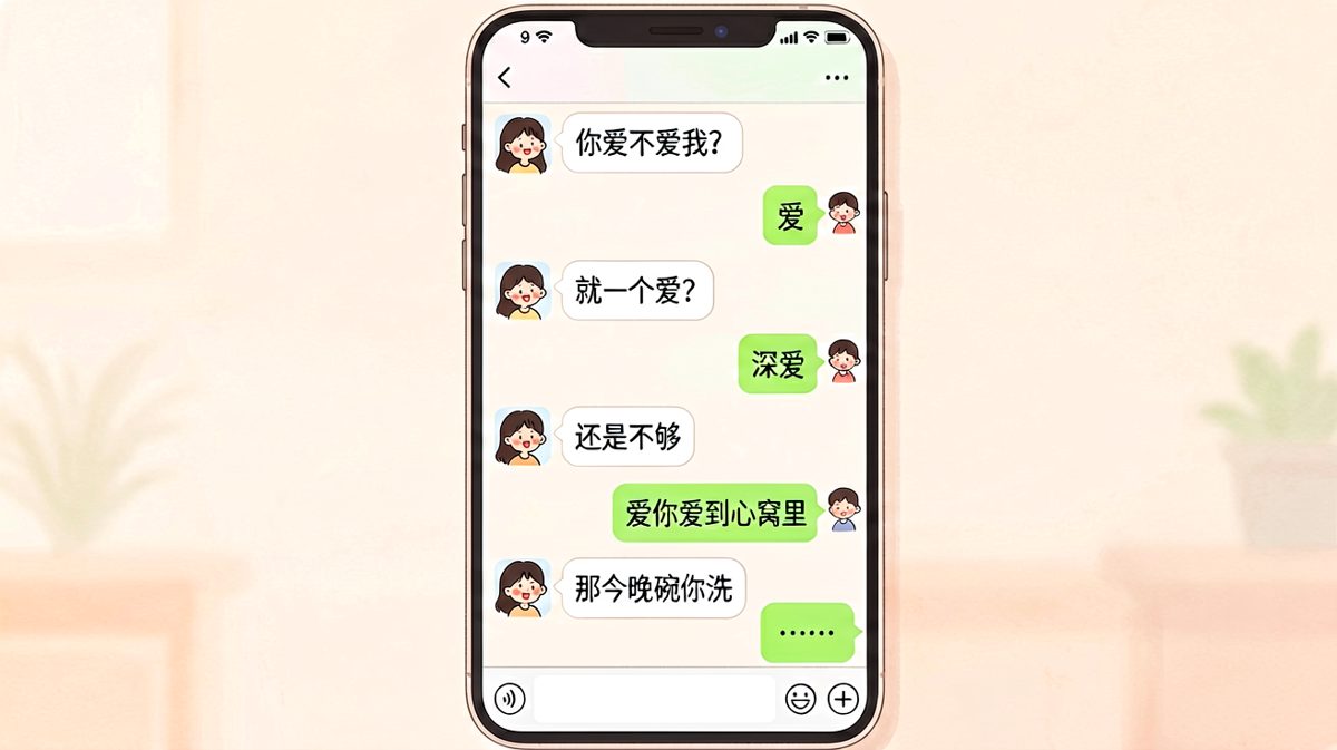 深情表白终被一碗碗击碎，现实太残酷。