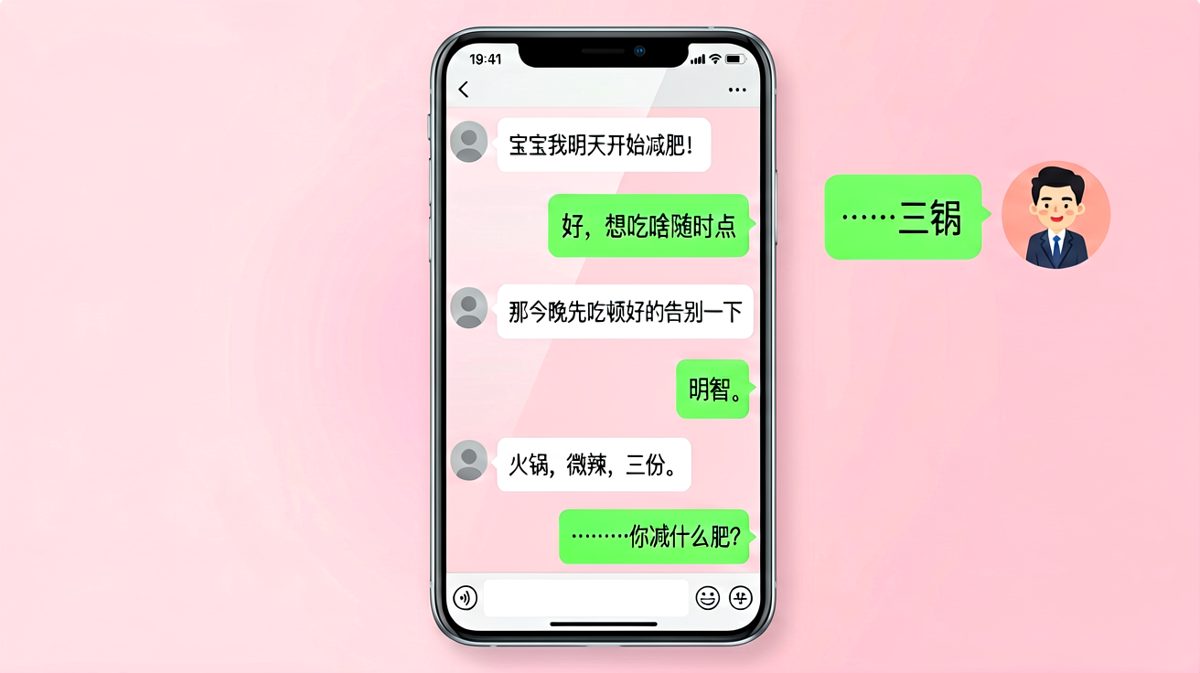 减肥从明天开始，美食从今晚开始