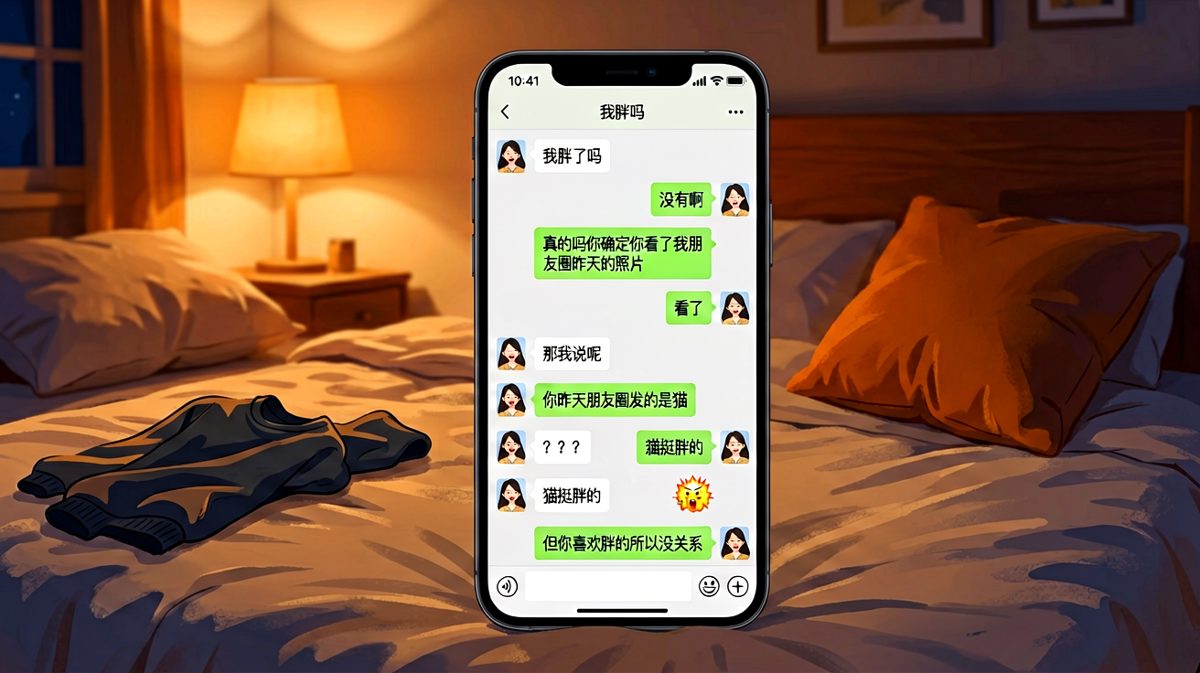 猫都拖后腿，男生的神回复让关系走向终结