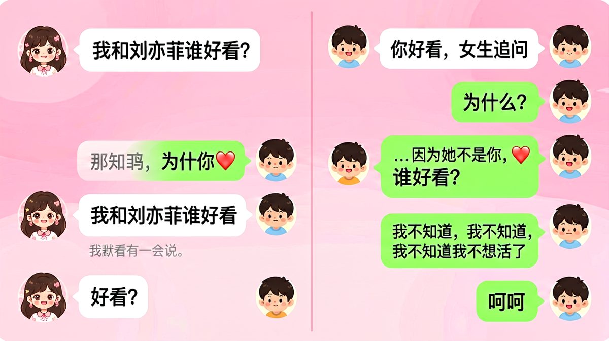 连环颜值陷阱题，男生差点把自己送进深渊