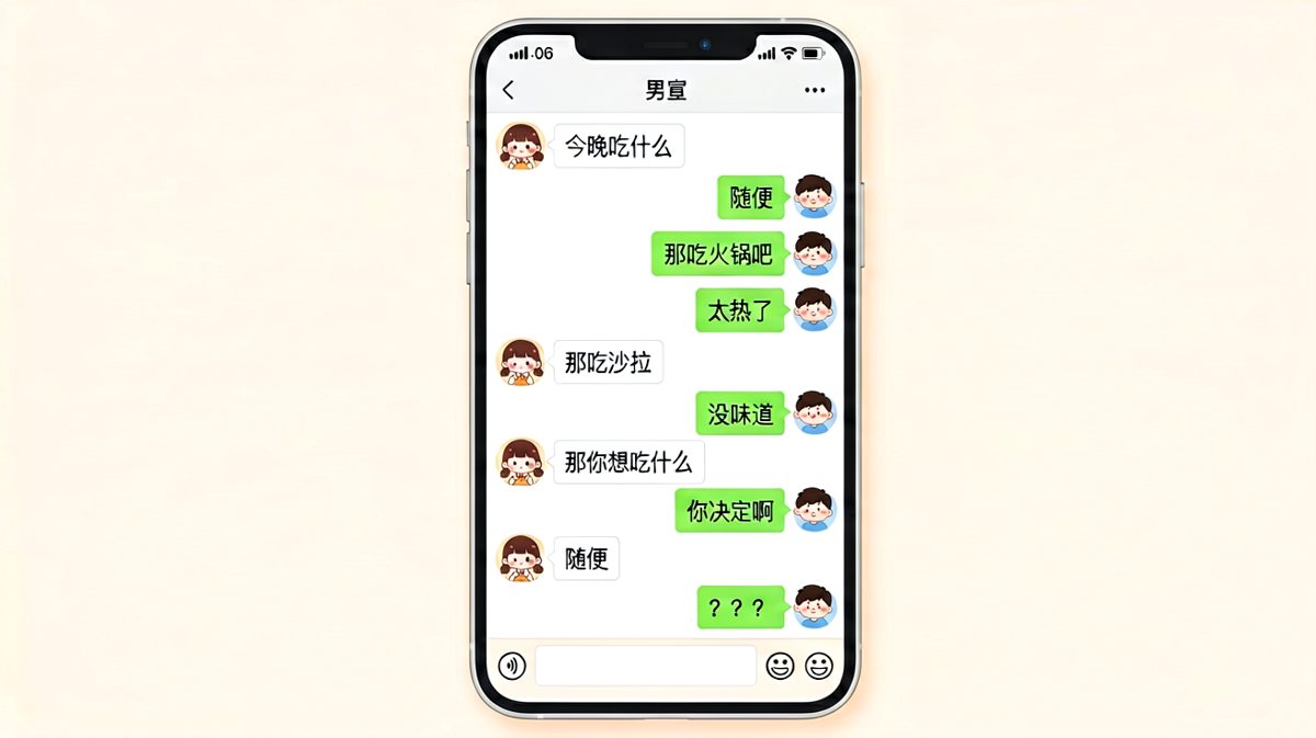 点菜两难：他说随便，最后随便的是他