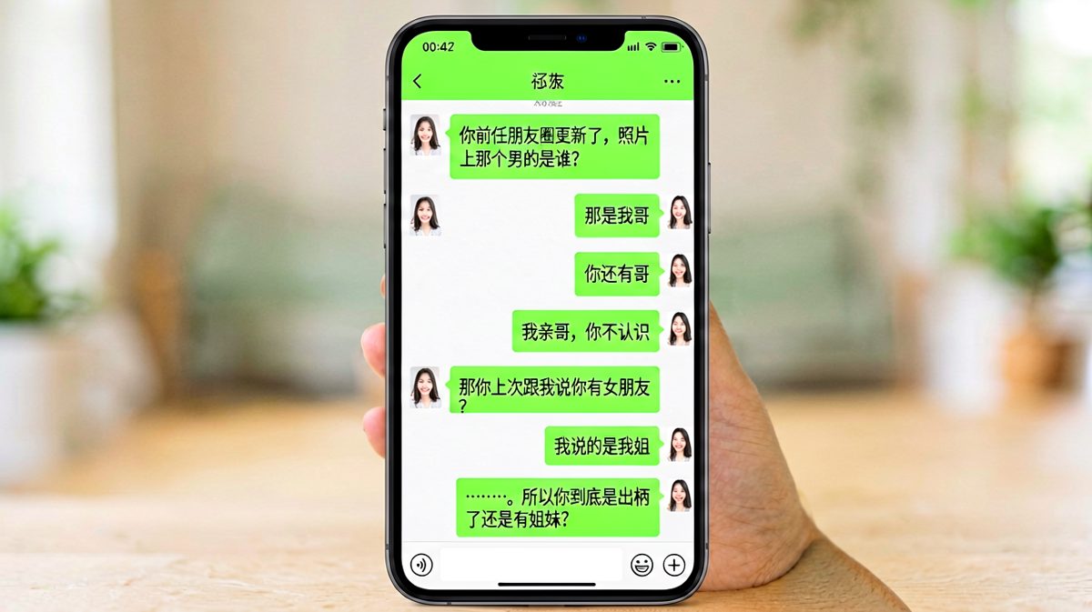 女朋友发现前任动态，结果反转比剧情还离谱