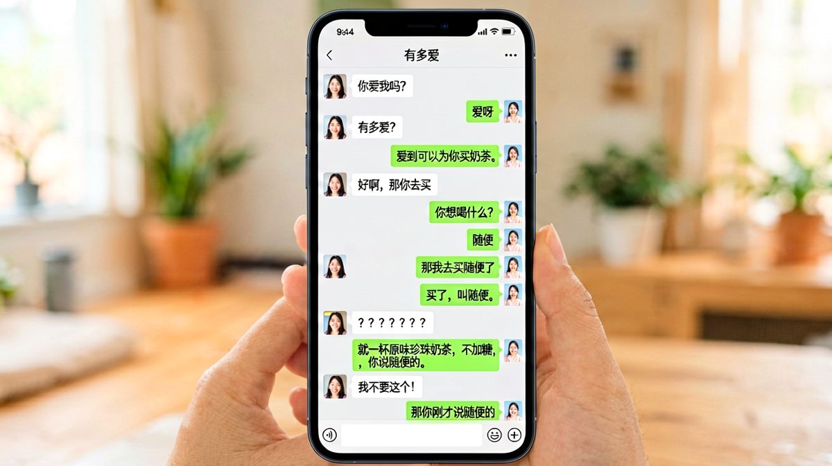 一句随便，让男朋友用哲学思维来理解爱情