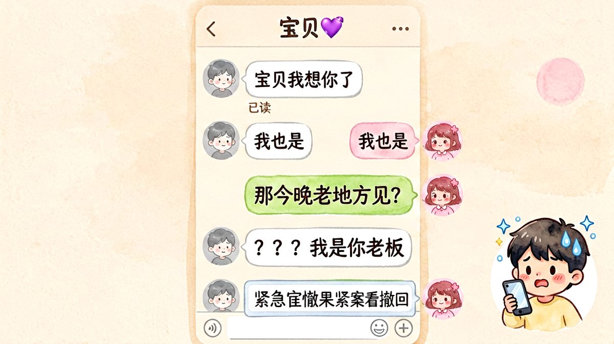 发给恋人的第一句情话，发给了甲方爸爸