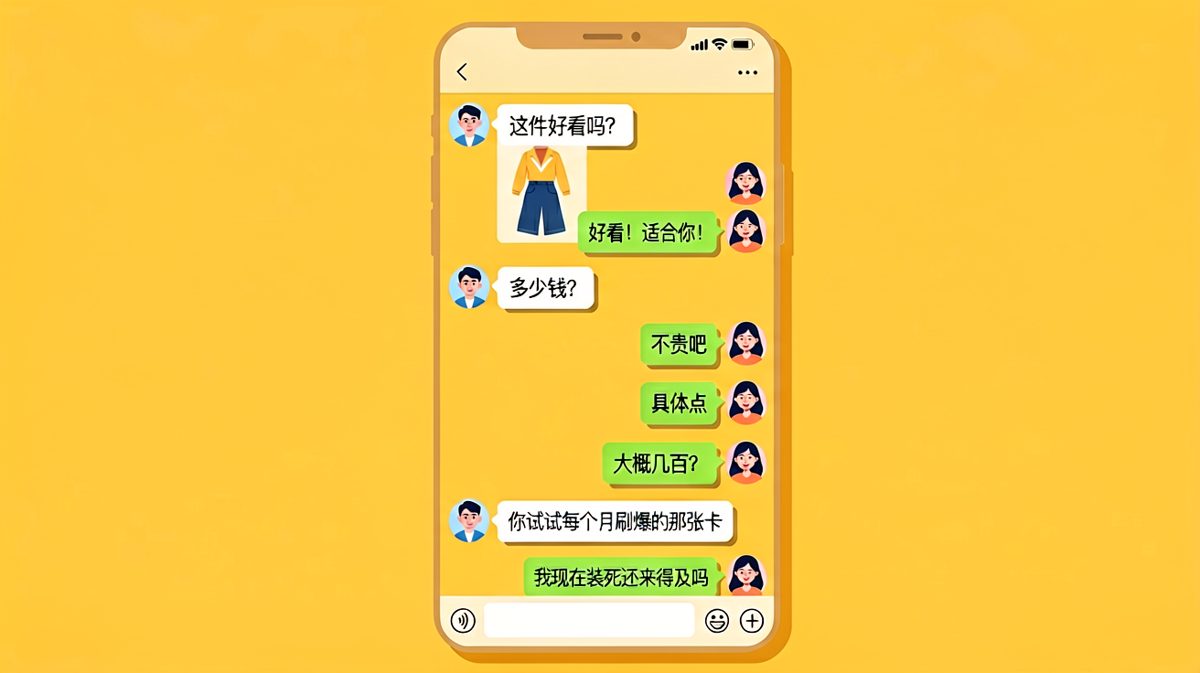 夸衣服好看容易，但面对账单那一刻，爱情开始颤抖。