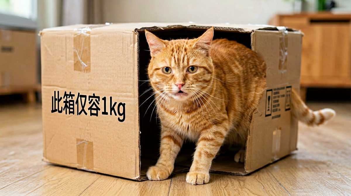 猫：盒子说它想多了，我才不胖