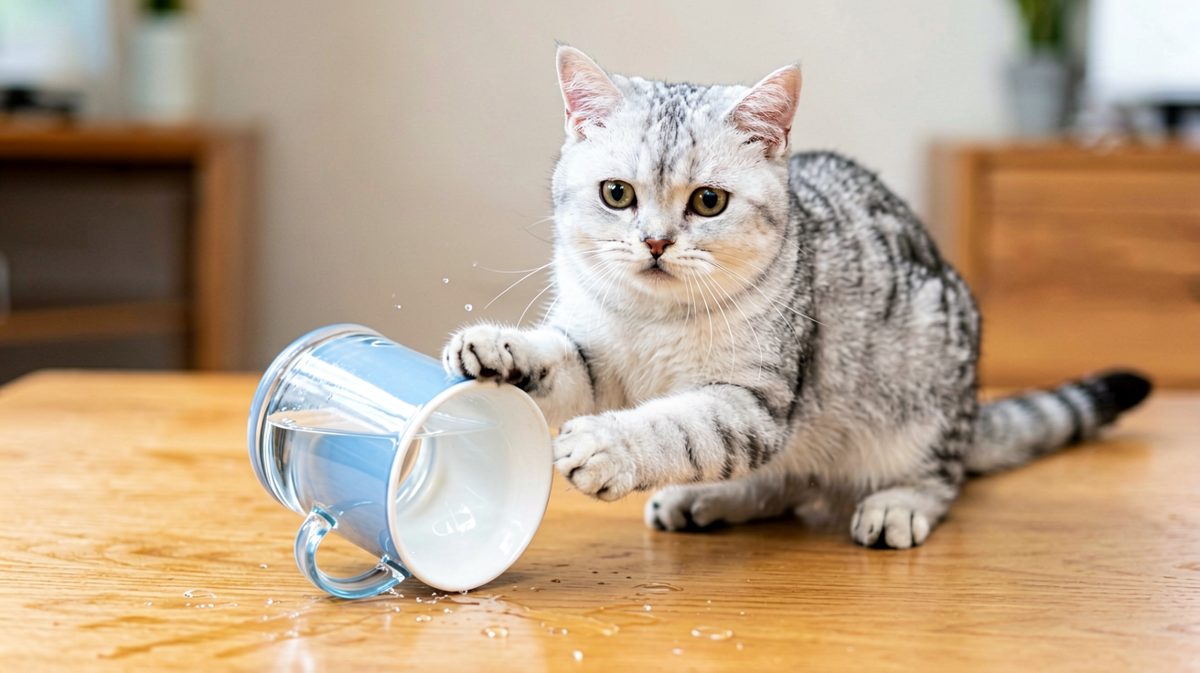 猫：不是我推的，是水自己想跳楼