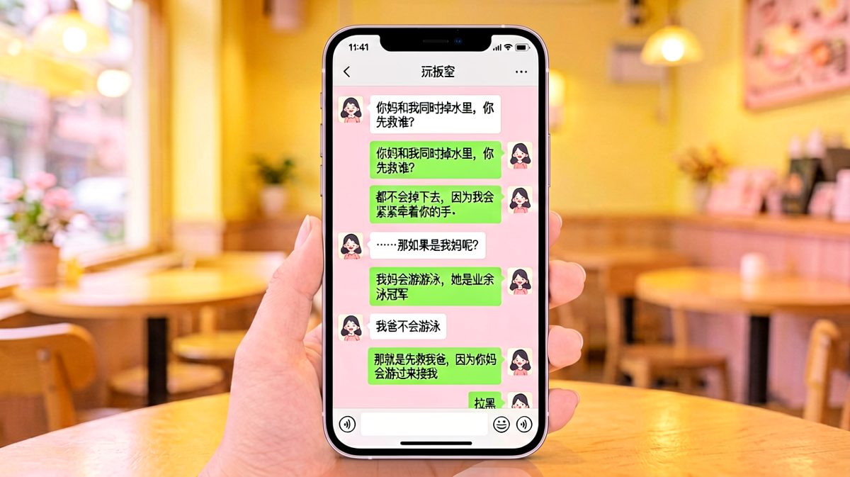 送命题变游泳竞赛题，男生的求生欲直接拉满