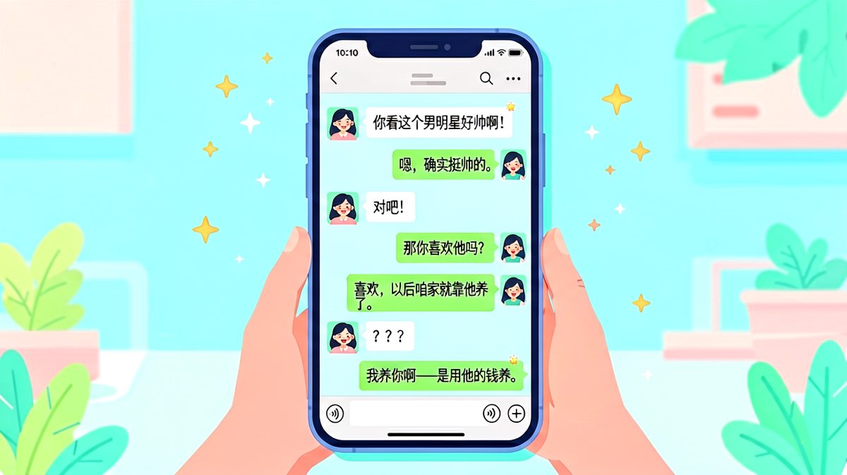 当你在夸别人帅的时候，他在想怎么白嫖