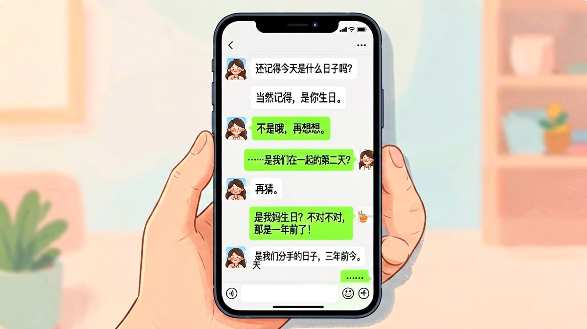 关于纪念日，他的记忆总是出现在错误的时间线