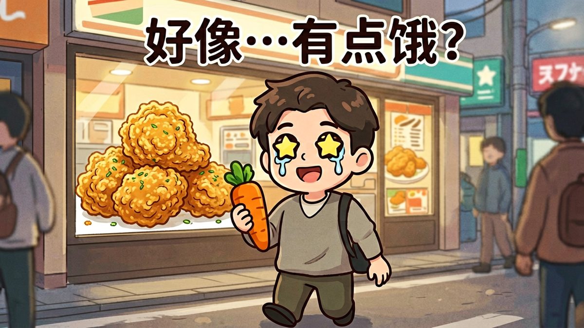 路过炸鸡店时的动摇