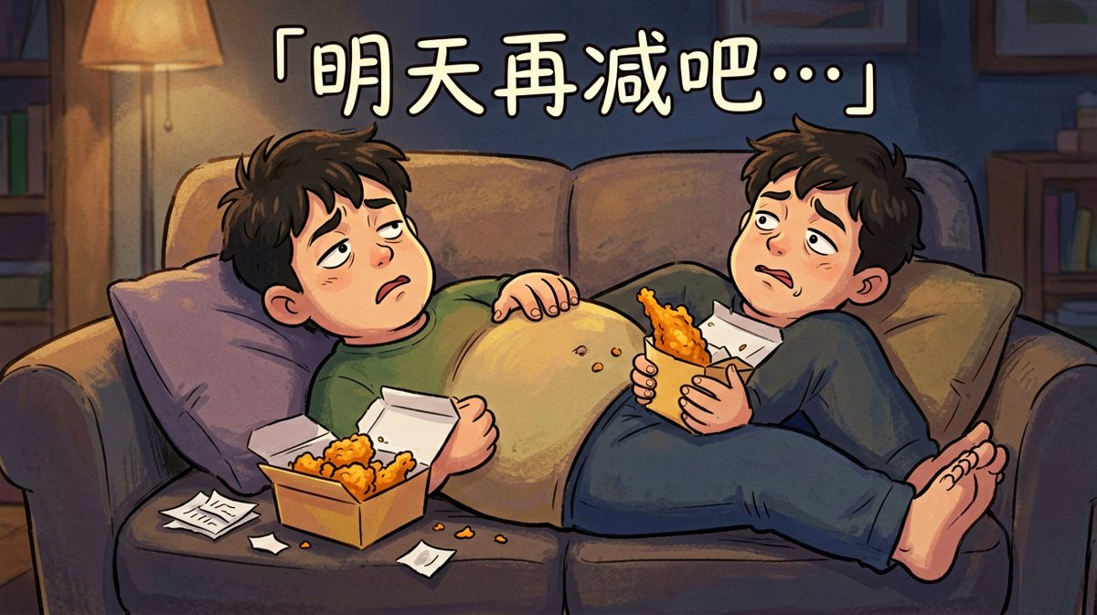 深夜悔恨与自我安慰