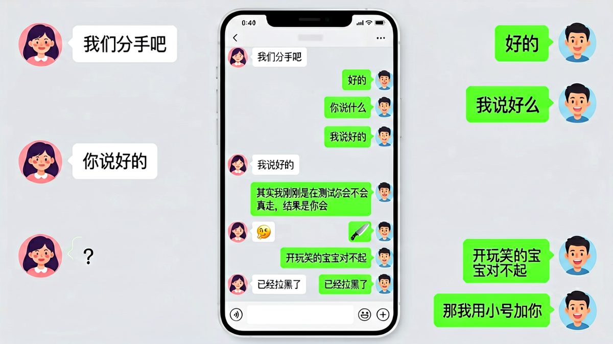 测试爱情的代价是拉黑