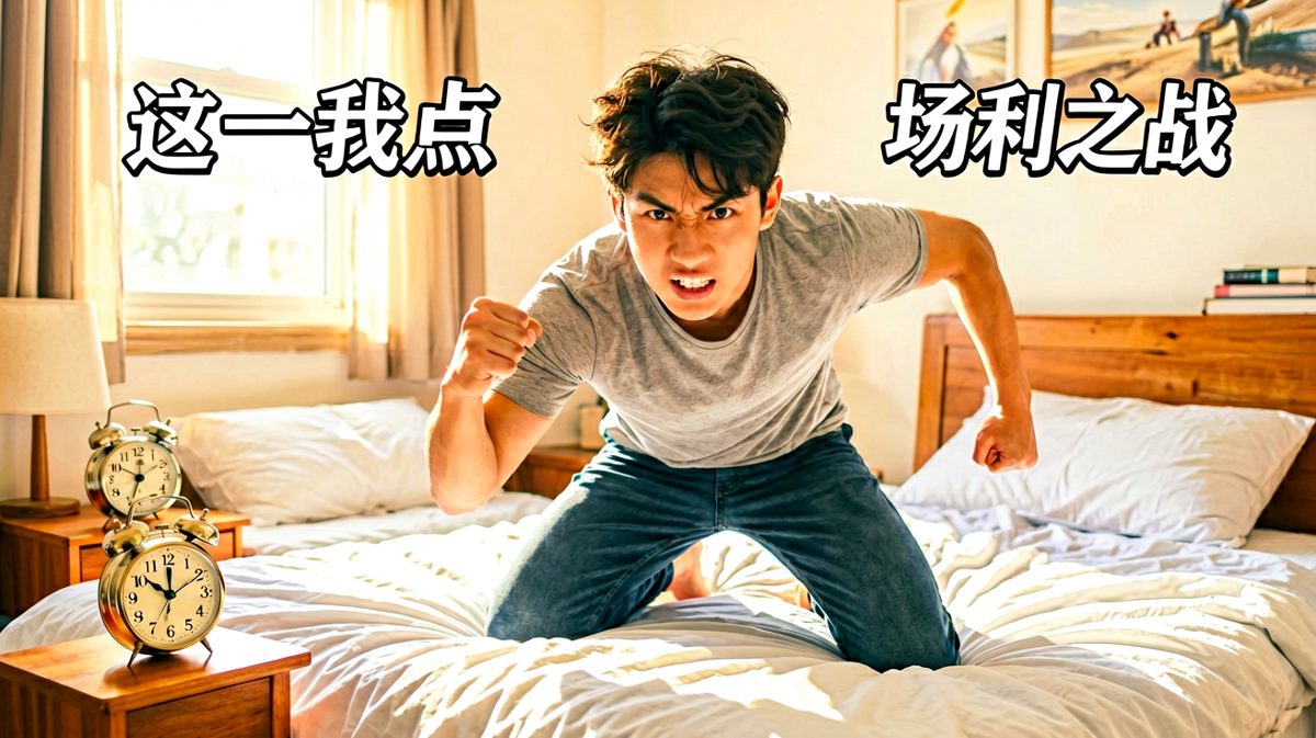 我做到了！！六点整起床！！！