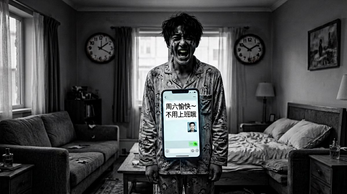 然后想起……今天是周六。