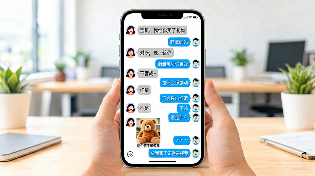 女生说要送礼物的温馨转折变成男生无法接收的巨型惊喜