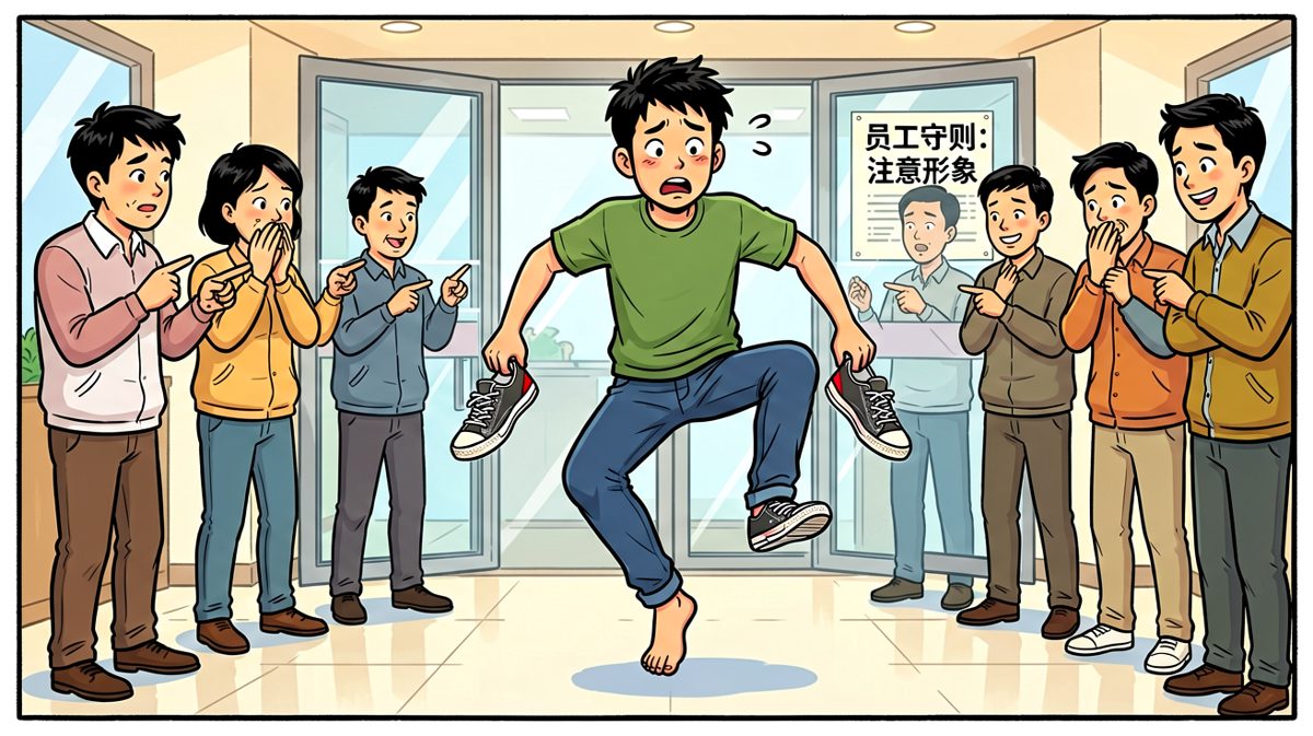 社死现场，无地自容