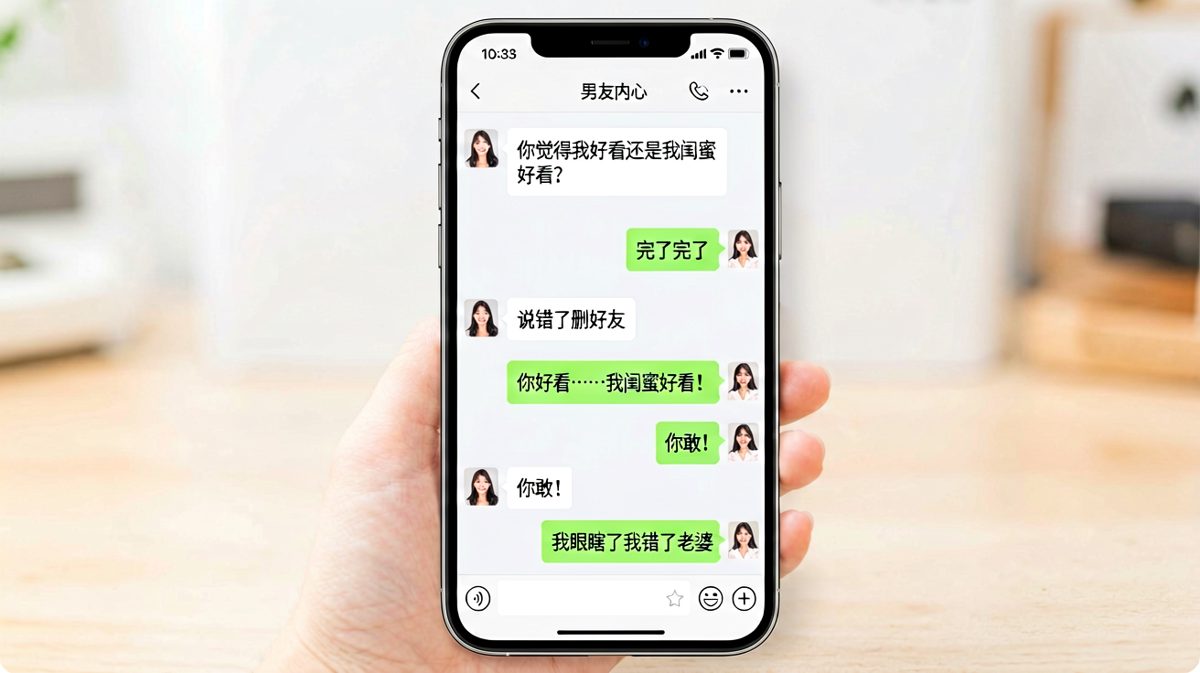 送命题面前，男友的求生欲与智商同时下线。