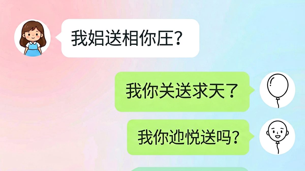 女生问'你觉得我这身好看吗'，男生答'好看'，结果女生说'那我出门了'，男生才意识到她问的是新裙子。