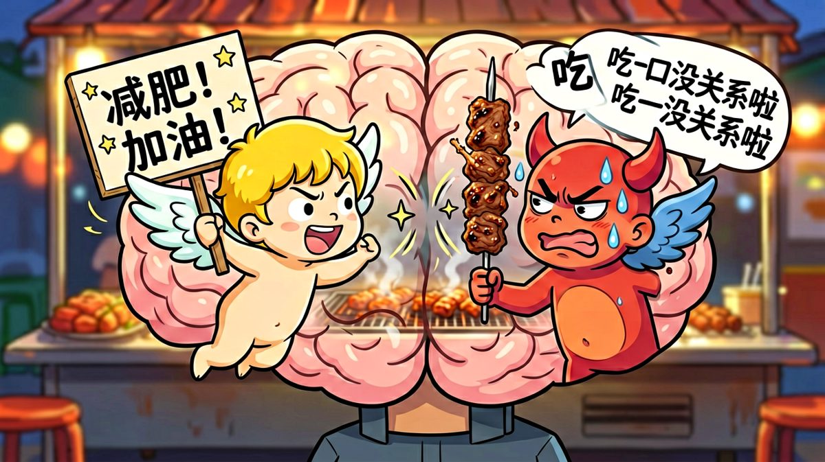 格三：内心天使与恶魔展开激烈辩论，头脑一片混乱。