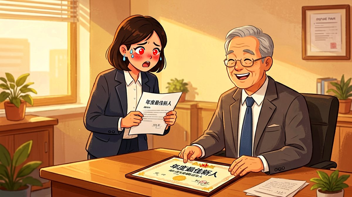 以为要离职，结果老板递来升职通知