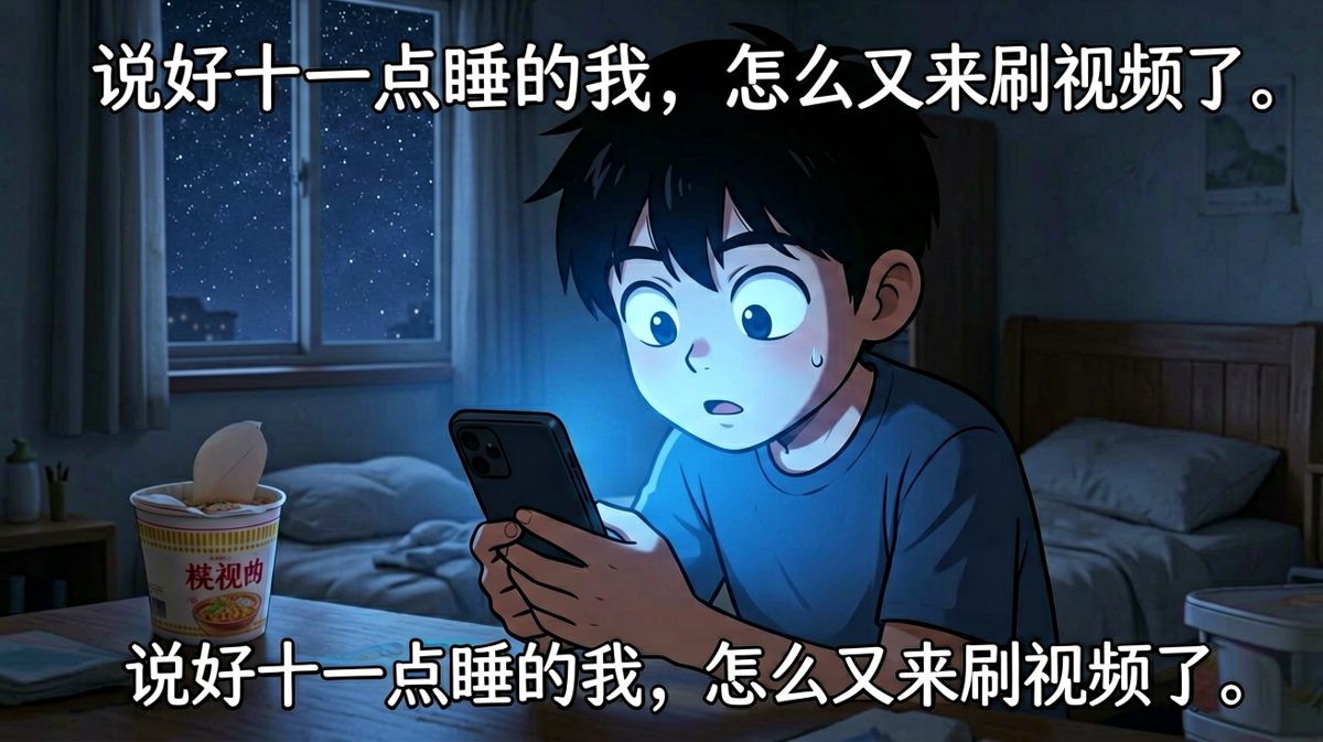 熬夜冠军的自我修养。