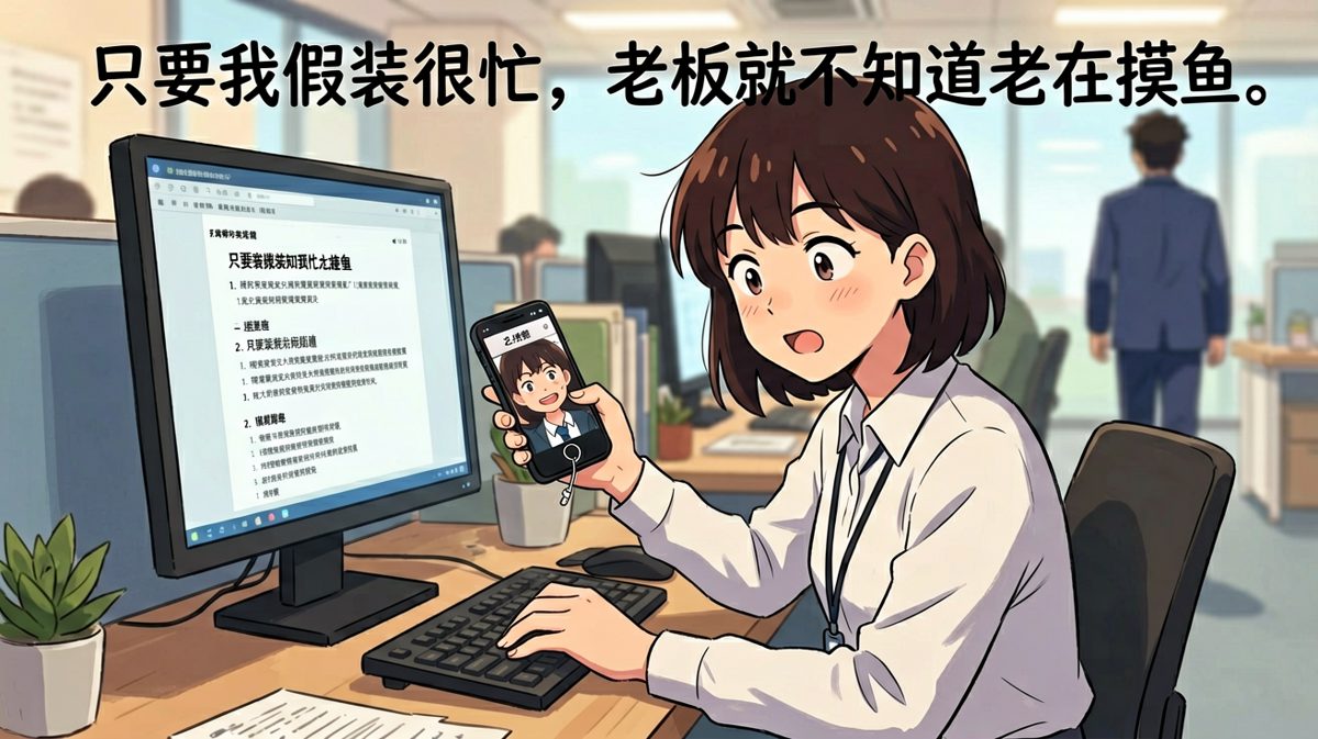 摸鱼是一门艺术。
