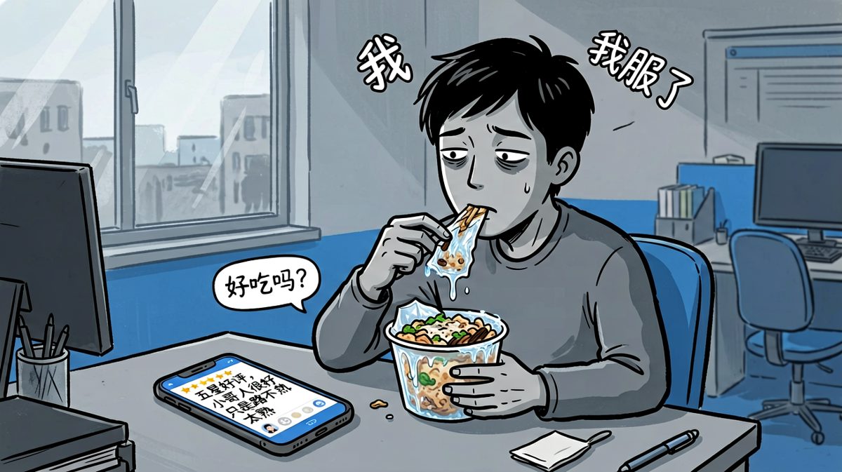 含泪吃完并给了个五星好评
