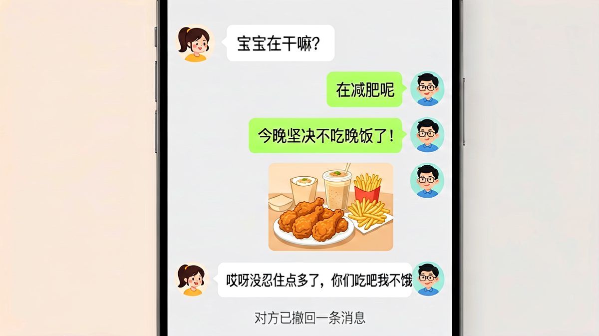 嘴上说减肥，身体却很诚实地下单了炸鸡。
