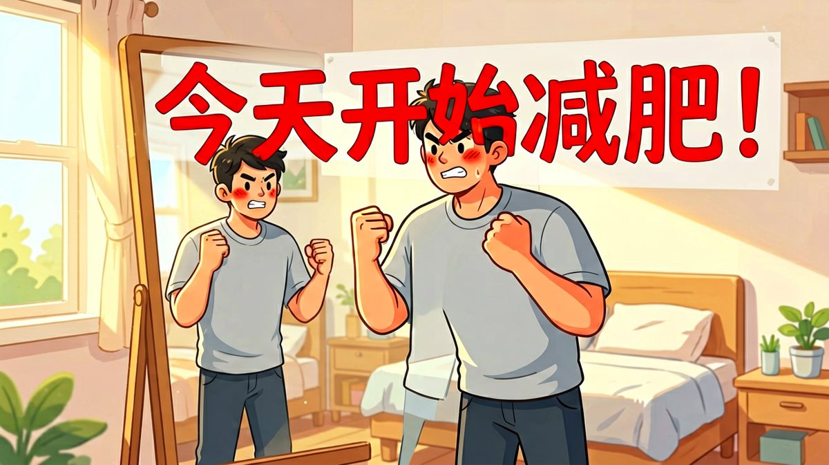 立下减肥flag，斗志满满